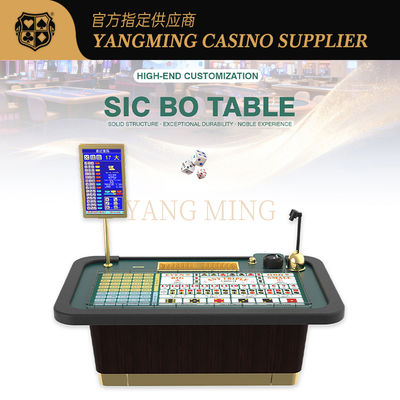 comprar Customizable Sic Bo Table – Premium Casino-Grade Dice Game Table For Sale Fabricação em linha