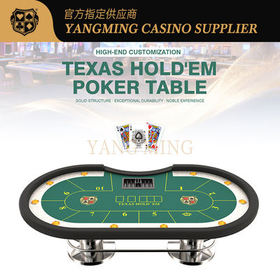 comprar Customizable Texas Hold'em Poker Table – Premium Casino-Grade Gaming Table Fabricação em linha