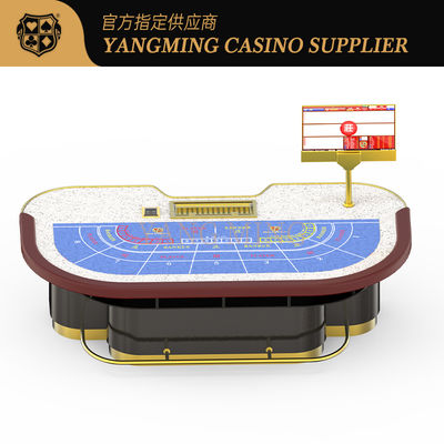 comprar Modern 10-Player Solid Wood Baccarat Poker Table Gambling Table Supplier Fabricação em linha