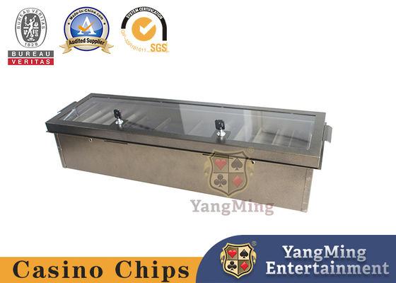 comprar 2 - Fechamento de bronze da proteção de Chip Tray Thick Solid With Security do casino do metal da camada Fabricação em linha
