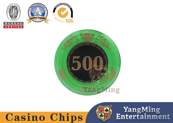 comprar Os fabricantes fornecem a tela de seda acrílica 760 Crystal Chip Set With Aluminum Poker Chips Set Case Fabricação em linha