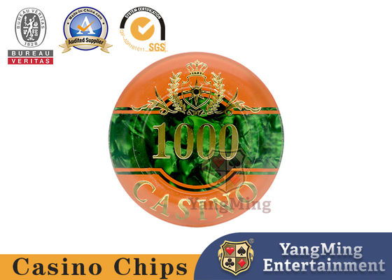 comprar RFID Clay Casino Poker Chip Set UV 760pcs três - camada Shell Pattern acrílica Fabricação em linha