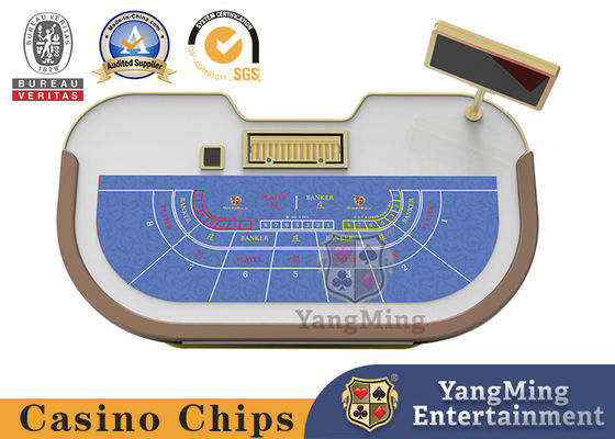 comprar Novo design Simple Modern Poker Table Top Com Z Pernas de Madeira, Durável Poker Card Table, Baccarat Table Fabricação em linha