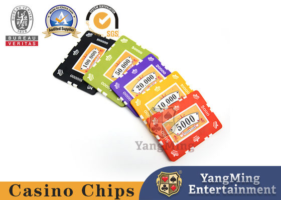 comprar O pôquer de jogo eletrônico imprimiu o casino Chips Ultimate Crown Stickers do RFID Fabricação em linha