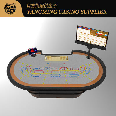 comprar Casino RFID System Gaming Poker Table Top Baccarat Poker Cards Table feltro pano de mesa para luxo BACCARAT Poker Fabricação em linha
