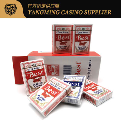 comprar Melhores Cartas de Jogar Dedicadas para Poker 555 Casino para Texas Hold'em, Bacará e Jogos de Azar Fabricação em linha