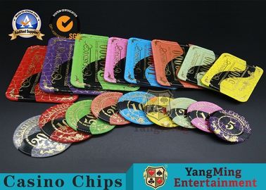 comprar Pôquer final acrílico imprimível Chips Jeton Diameter do casino 81 * 56/94 * 66mm Fabricação em linha