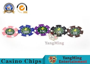 comprar Exemplo de luxe de Chip Set With Aluminum Alloy do pôquer do costume profissional do casino 760 Fabricação em linha