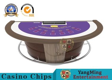comprar Tabela super luxuosa do vinte-e-um do casino, mesa do jogo de pôquer do casino de 7 jogadores Fabricação em linha