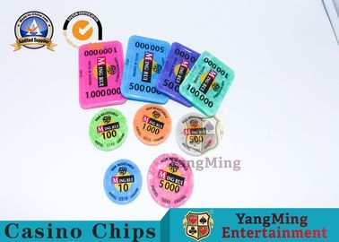 comprar Microplaquetas de jogo do ABS RFID, número da segurança de Monte Carlo Blackjack Poker Chips With Fabricação em linha