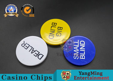 comprar Texas Hold eles para codificar para fazer sob medida o logotipo customizável cego grande ou pequeno do tamanho 50*6mm Fabricação em linha