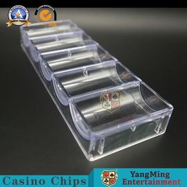 comprar Pôquer de alumínio inteiramente claro Chip Case With Tray Fix 100 microplaquetas redondas Fabricação em linha
