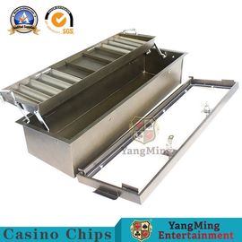 comprar Pôquer híbrido Chip Tray Double Layer Retangular do ferro feito sob encomenda do metal Fabricação em linha