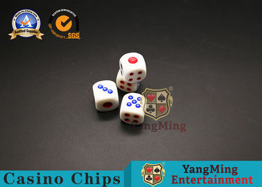 comprar Dados plásticos 15mm Dimater 100pcs dos acessórios originais do jogo do casino Fabricação em linha