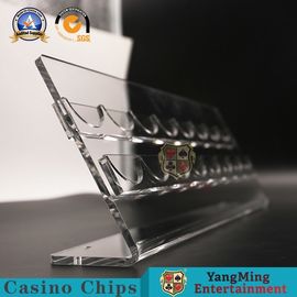 comprar O pôquer Chip Roulette Wheel Table Display da bacará do suporte do casino submete 2 fileiras 370*140*130mm Fabricação em linha
