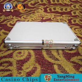 comprar o círculo 600pcs dá forma ao pôquer Chip Case que do RFID 11.5g Clay Ceramic Portable Gambling Chips ajustou o punho e o fechamento do portador Fabricação em linha