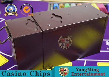 comprar Pôquer oficial Chips Toke Box da ponta do dinheiro/caixa gota do casino com os fechamentos que jogam acessórios da tabela Fabricação em linha