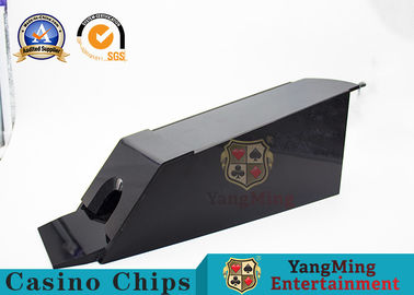 comprar Cartão profissional de jogo do suporte do pôquer do casino acrílico da plataforma do preto 1 - 8 de Hotsale que negocia a sapata Fabricação em linha