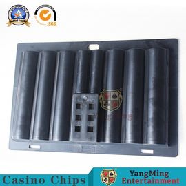 comprar Texas Hold eles casino Chip Tray Black Color das fileiras do clube 6 do pôquer 37.5*25.3cm Fabricação em linha