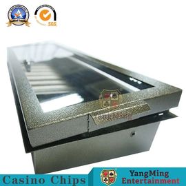 comprar tabela Chip Tray do pôquer de 680*210mm 1 fechamento 14g Chips Case de jogo de mistura Fabricação em linha