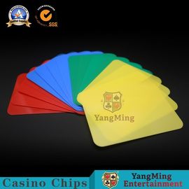 comprar Cartão de jogo de jogo personalizado plástico da tabela da bacará de 4 acessórios 100% do jogo do casino da cor Fabricação em linha