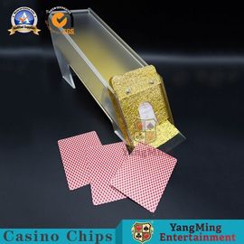 comprar Shuffler geado tabela de jogo dos cartões de jogo da sapata do negociante da plataforma do ouro amarelo 8 Fabricação em linha