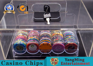 comprar Texas Hold eles vitrina de Chips Box Dedicated Poker Chip do casino Fabricação em linha