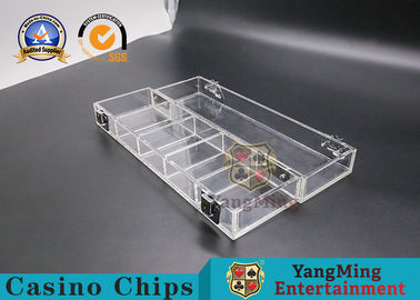 comprar Pôquer de jogo Chips Box Anti - Chips Double Lock Chip Carrier falso Fabricação em linha