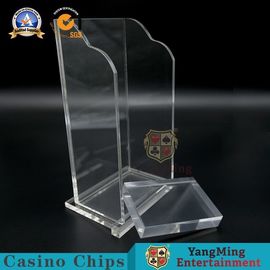 comprar O cartão de jogo das plataformas do plástico 8 rejeita acessórios dedicados dos jogos de tabela do pôquer do casino do suporte/caixa Fabricação em linha