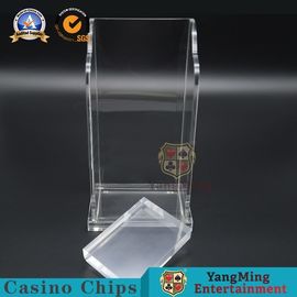 comprar Portador padrão do descarte dos cartões de jogo da plataforma acrílica clara completa do titular do cartão 8 do negociante Fabricação em linha