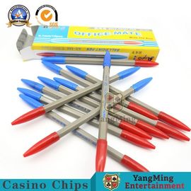 comprar Sistemas de jogo da bacará do tamanho 170mm vermelhos e pena de esferográfica azul Fabricação em linha