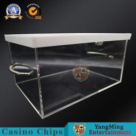 comprar Luxo feito sob encomenda que joga o cartão portátil acrílico do espaço livre do suporte do descarte completamente que envia a caixa Fabricação em linha