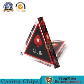 comprar botão do negociante da aposta das vitórias do cristal do triângulo do clube do VIP do pôquer de Texas dos acessórios do jogo do casino 26g Fabricação em linha