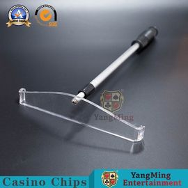 comprar O alumínio do telescópio do ancinho das microplaquetas feitas sob encomenda dos acessórios do jogo do casino do GV ajusta a pá dos cartões de jogo das microplaquetas do casino Fabricação em linha
