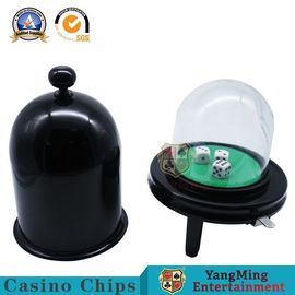 comprar Copo engrossado personalizado manual da tela do jogo da tampa de vidro de copo de dados do metal preto de aço inoxidável Fabricação em linha