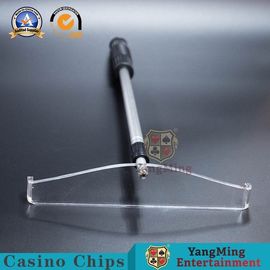 comprar Do metal de luxe da roleta de Telesope dos acessórios do jogo do casino do entretenimento ancinho de aço inoxidável das microplaquetas de pôquer Fabricação em linha