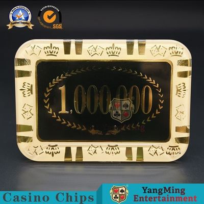 comprar Acessórios acrílicos transparentes de Crystal Casino Poker Chips Table Fabricação em linha