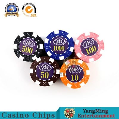 comprar 760 PCes Texas Hold eles ponto anticontrafacção do grupo da fábrica de Clay Poker Fancy Chip Set do ABS de Chip Currency American do núcleo do jogo Fabricação em linha