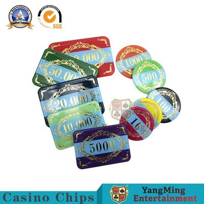 comprar 760 PCes Texas Black Jack Bronzing Plastic Chips Two-Layer Acrylic Anti-Counterfeiting Chip ajustaram o apoio do ponto personalizado Fabricação em linha
