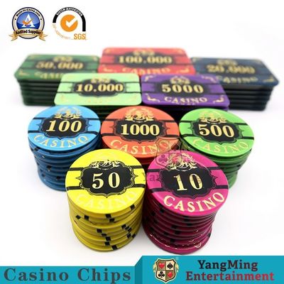 comprar 760 Chip Set Texas Black Jack que bronzeia a personalização do apoio do ponto de Chip Two-Layer Acrylic Anti-Counterfeit Chip Fabricação em linha