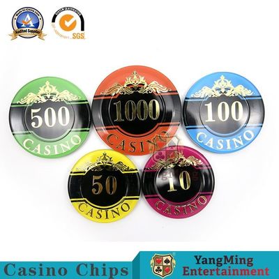 comprar 50mm Crystal Acrylic Chips Set Texas guardam-nos microplaquetas plásticas de carimbo quentes Fabricação em linha