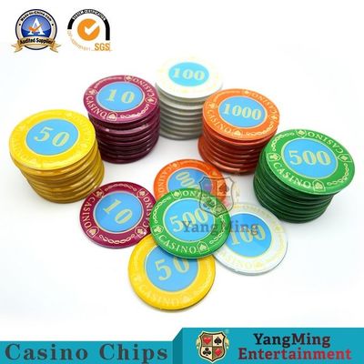 comprar Violeta UV acrílica de Crystal Chips Set Poker Game Independent de 730 PCes Fabricação em linha