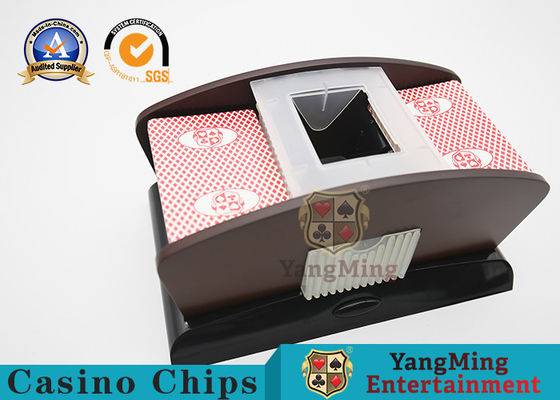 comprar Plástico de madeira da cor 2 do pôquer do cartão pares da bacará silenciosa Texas Table Game do Shuffler Fabricação em linha