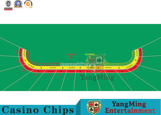 comprar Dustproof impermeável profissional de jogo oval da toalha de mesa do jogo de pôquer da bacará 15-Players e chama - disposição retardadora Fabricação em linha