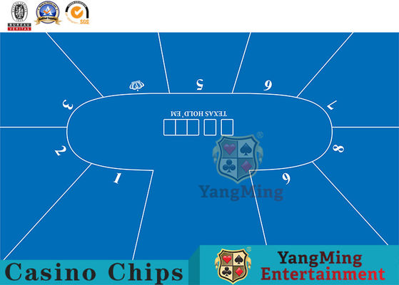comprar Fabricante impermeável profissional Design da toalha de mesa do jogo de cartas da toalha de mesa do jogo do entretenimento de Texas Oval Poker 9-Bit Fabricação em linha