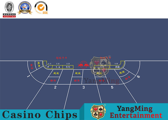comprar Disposição super feito-à-medida da tabela do casino do jogo de cartas do pôquer da vaca Fabricação em linha