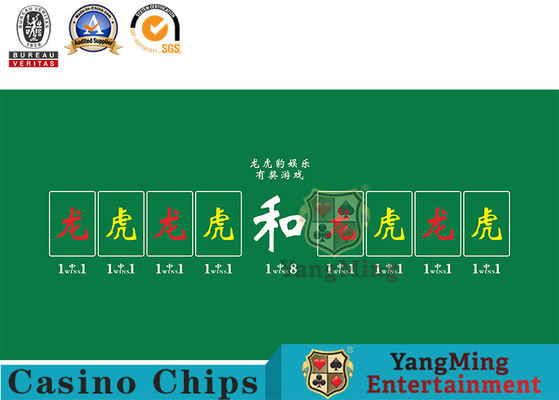 comprar Toalha de mesa impermeável de Dragon Tiger Leopard Casino Table Layout do pôquer do estado Fabricação em linha