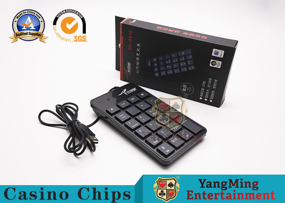 comprar Mudo preto Mini Keyboard With Cable dos acessórios plásticos do jogo do casino Fabricação em linha