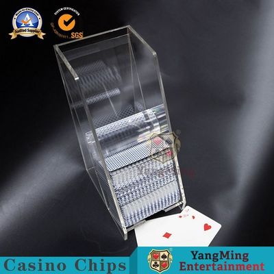 comprar Acrílico inteiramente transparente de Crystal Thick Baccarat Poker Table Fabricação em linha