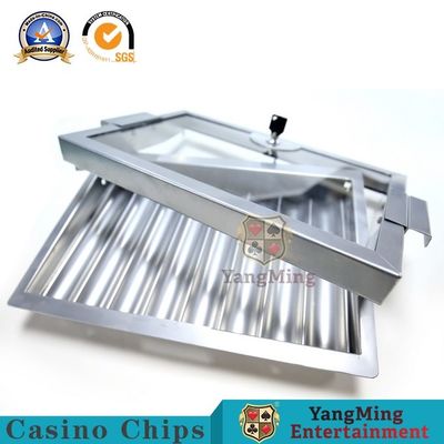 comprar Casino branco de prata Chip Tray Anti Counterfeiting do vinte-e-um de 8 grades Fabricação em linha